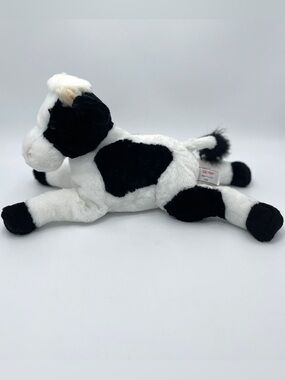 Gund Mooly Cow Black White Plush Stuffed Animal 15”